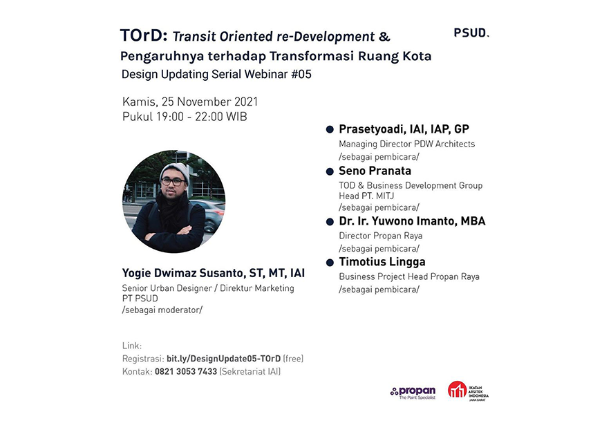 TOrD: Transit Oriented re-Development dan Pengaruhnya terhadap Transformasi Ruang Kota